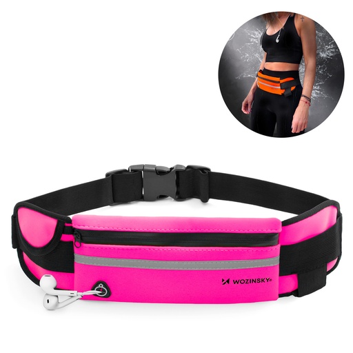 Running kidney running belt pink