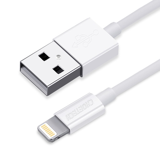 Kabelis MFI USB - Lightning 1,2 m baltas
