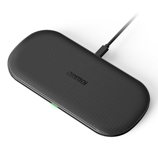 Qi bezvadu lādētājs tālrunim un Airpods 2in1 10W melns