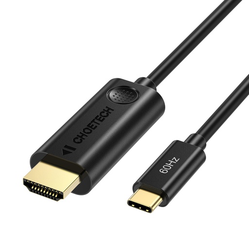 Adapterio kabelis USB C tipo - HDMI 2.0 4K 60Hz 1,8 m juodas