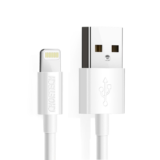 Kabelis USB-A - Lightning MFI 1,8 m sertifikuotas baltas