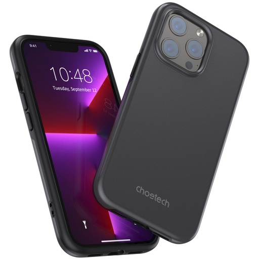 Korpuss iPhone 13 Pro MFM aizsargvāciņš pret nokrišanu melns
