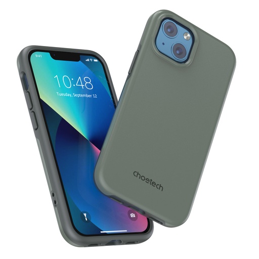 Korpuss iPhone 13 mini MFM aizsargvāciņš pret nomešanu, zaļš