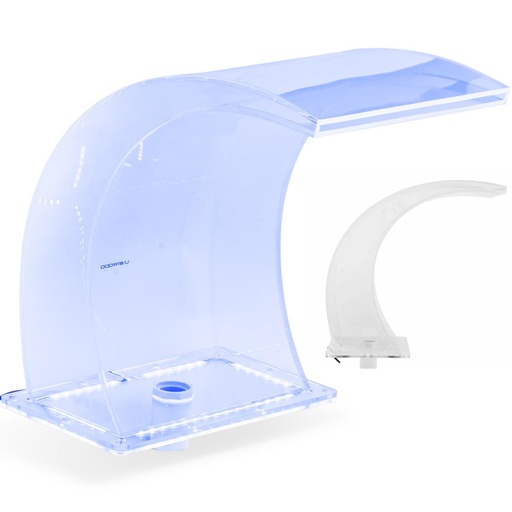 Krioklio snapelis su LED apšvietimu 33 cm vandens išleidimo anga 303 mm