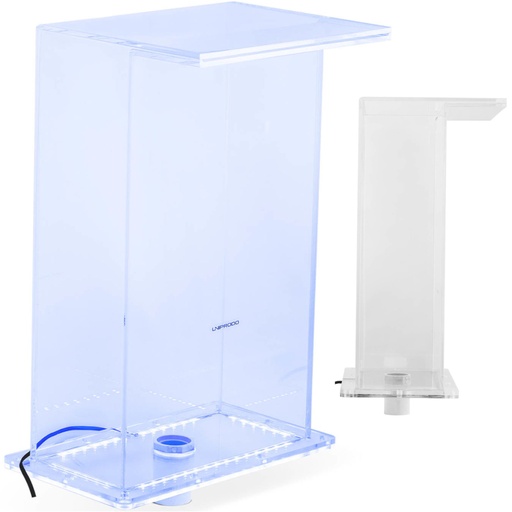 Waterfall spout with LED lighting 35 cm water outflow 310 mm