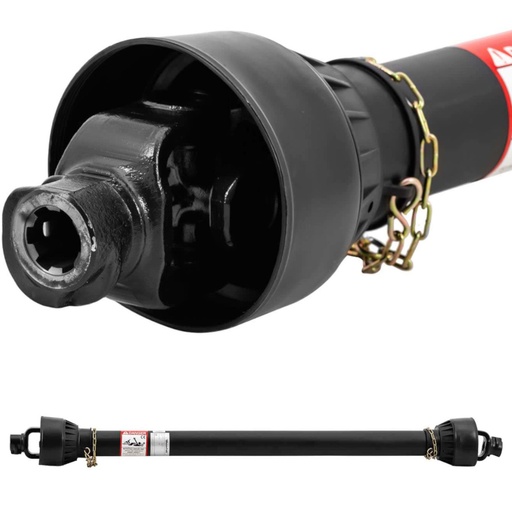 Teleskopiskā kardāna vārpsta 160-235 cm 1 3/8'' 6 zobi