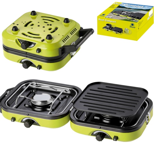 Dviguba kempingo viryklė DUAL COMPACT + GRILL