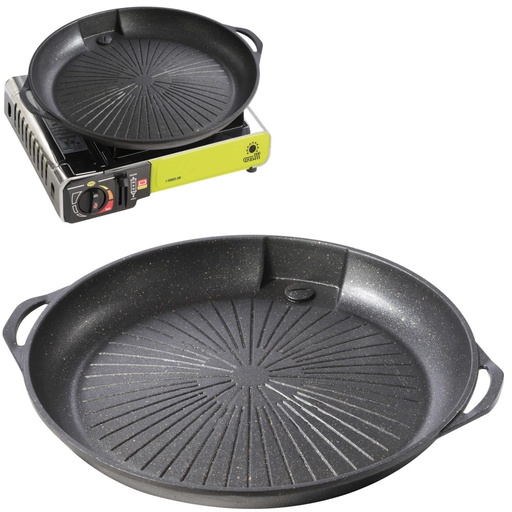 Grill grate grill pan for gas tourist stove and grill
