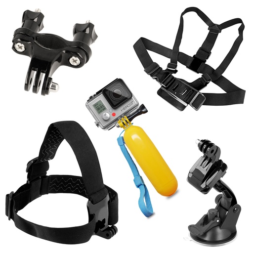 SJCAM "GoPro" sporto kamerų priedai - 9-in-1 KIT