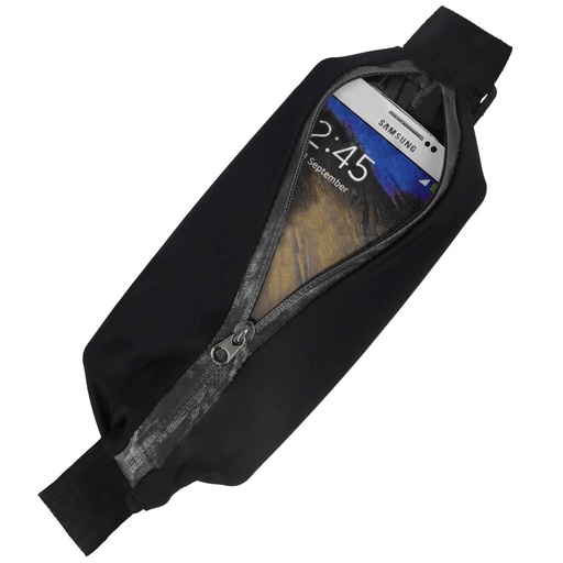 Kidney belt phone pouch for running black