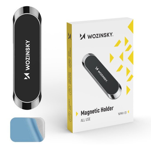 Magnetic phone holder for dashboard stick-on black
