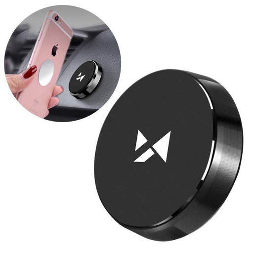 Car phone holder for dashboard magnetic black