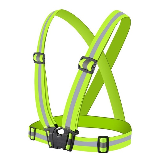 Reflective harness for bicycle motorcycle for running reflective vest yellow