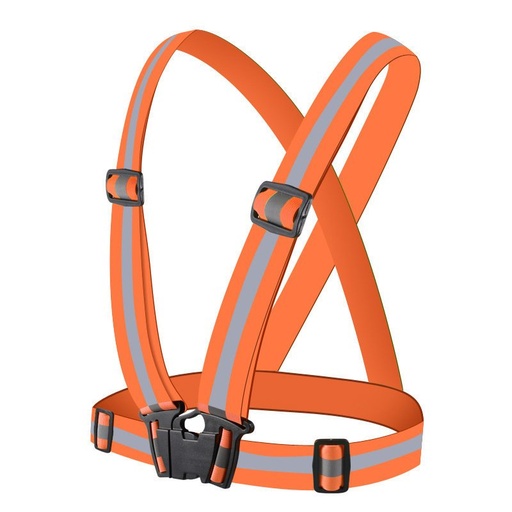Reflective harness for bike motorcycle for running reflective vest orange