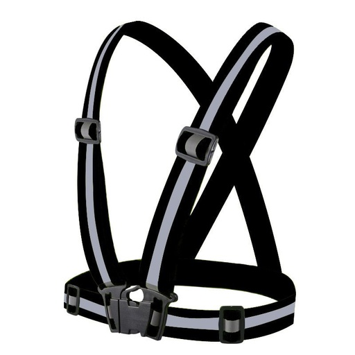 Reflective harness for bicycle motorcycle for running reflective vest black