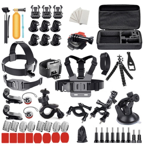 GoPro DJI Insta360 SJCam Eken 67in1 sporta kameras stiprinājuma piederumu komplekts