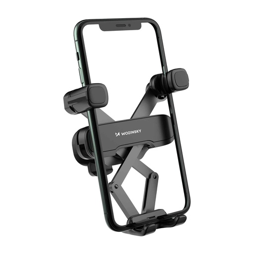 Gravity phone holder for car grille black