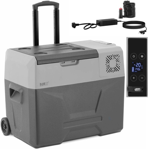 Automobilinis šaldytuvas ant ratų su šaldymo funkcija 12/24 V DC/AC 60 W 40 l