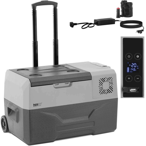Automobilinis šaldytuvas ant ratų su šaldymo funkcija 12/24 V DC/AC 60 W 30 l