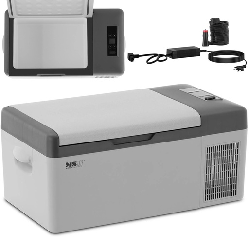 Automobilinis šaldytuvas su šaldymo funkcija 12/24 V DC/AC 60 W 15 l