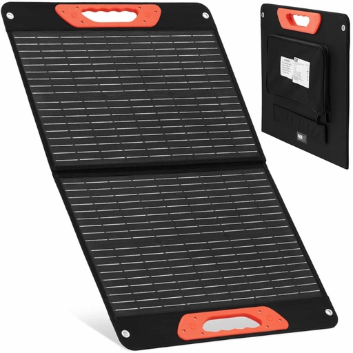 Lādētājs saules paneļa saliekamais tūrisma kempings 2 x USB 60 W