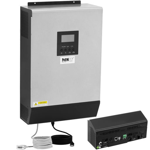 Bezvadu saules invertors fotoelementiem LCD 5000 VA