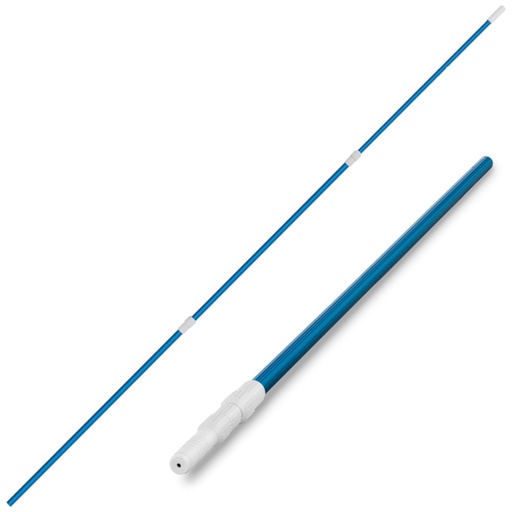 Pool cleaning telescopic rod pole folding pole 1.2 - 3.6 m striped