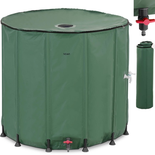 Rainwater barrel tank folding garden container 1000 l