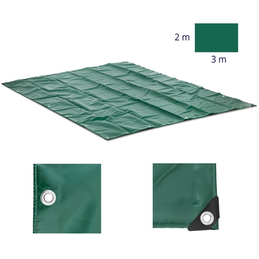 Apsauginis brezentas su įvorėmis 300 x 200 cm