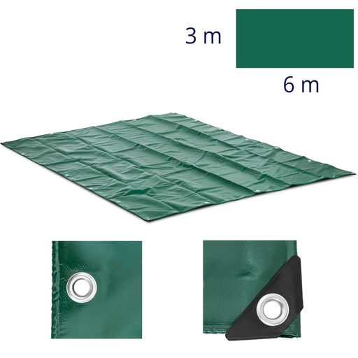 Apsauginis tentas su PVC tinkleliu 650 g/m2 600 x 300 cm