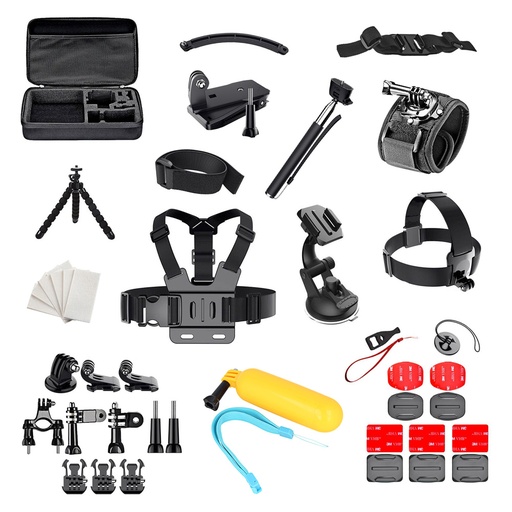 GoPro SJCAM sporto kamerų priedų rinkinys 50in1