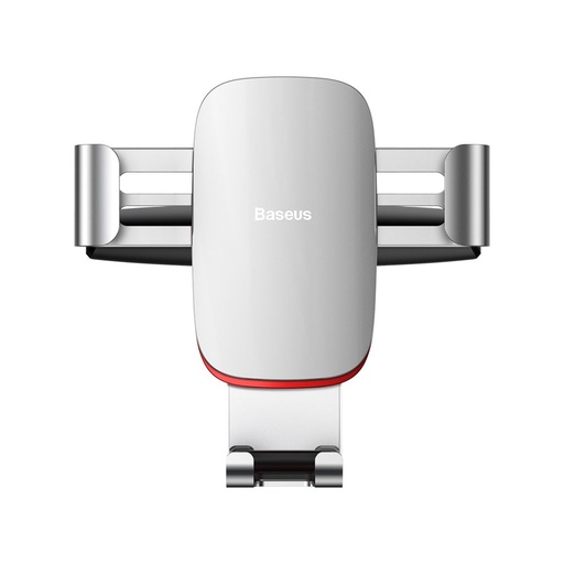 Metal car gravity mount for CD slot silver