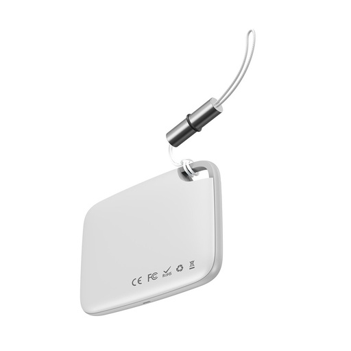 T2 key ring mini wireless locator for keys and other items white