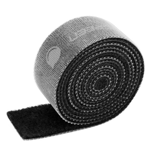 Velcro kabelių organizatorius 5 m juodas