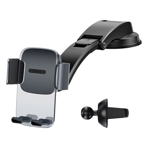 Car phone holder for cockpit and ventilation grille 2in1 black