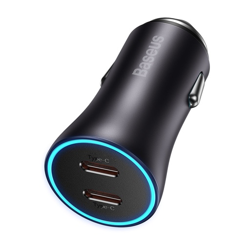 Golden Contactor Pro 2xUSB-C 40W pelēks auto lādētājs