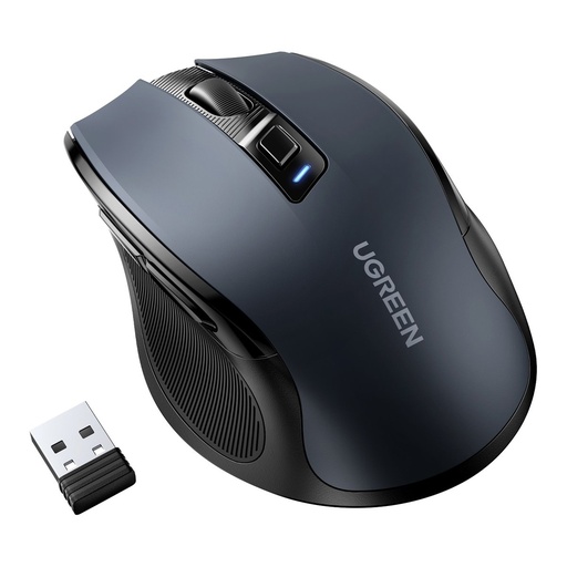 Ergonomic USB 2.4GHz 4000DPI optical wireless mouse black
