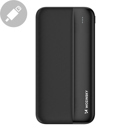 Powerbank Li-Po 10000mAh 2xUSB melns