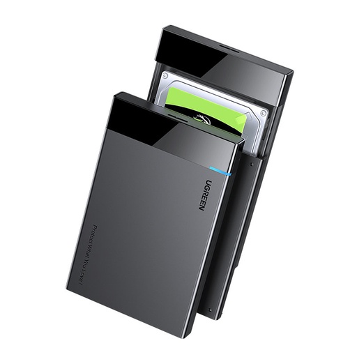 SATA 2,5'' 6TB USB-C 3.0 diska korpuss melns