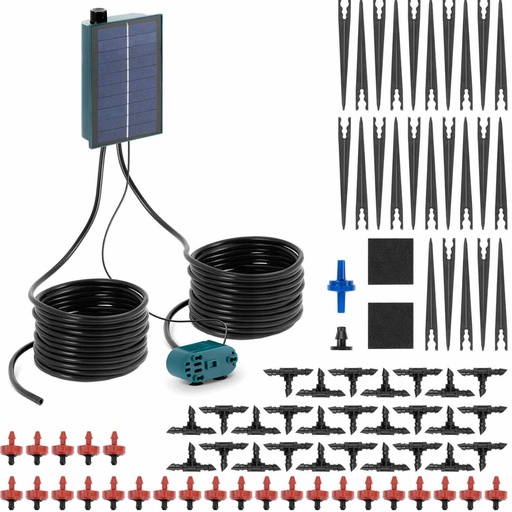 Garden irrigation system solar automatic 25 drippers 5 m 1.6 W