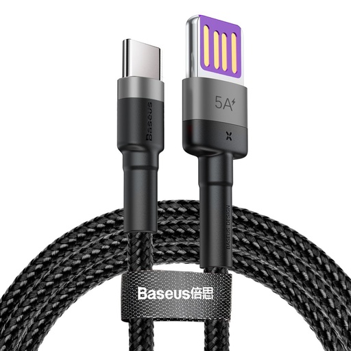 Durable USB-C 40W Quick Charge 3.0 QC 3.0 1m grey-black USB cable cable