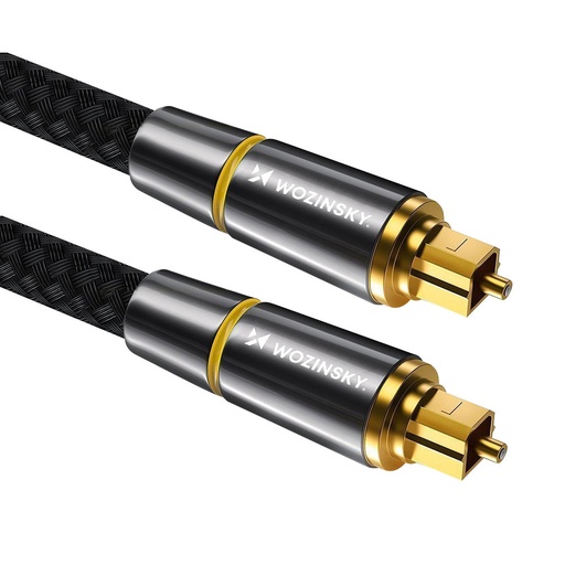 Optical audio cable Toslink SPDIF digital fiber cable 5m black