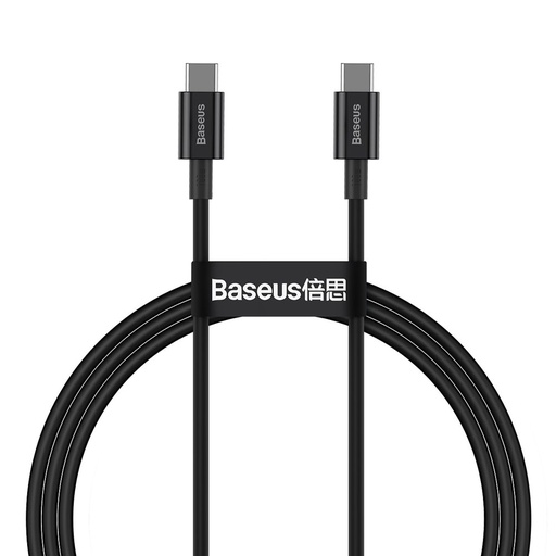 Superior cable USB-C USB-C Quick Charge FCP cable 100W 5A 20V 1m black