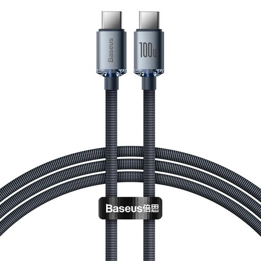 USB-C USB-C 100W fast charging and data transfer cable 1.2m black
