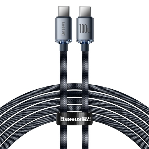 USB-C USB-C 100W fast charging and data transfer cable 2m black