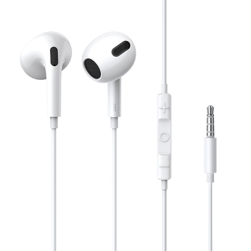 Encok H17 minijack 3.5mm wired headphones white