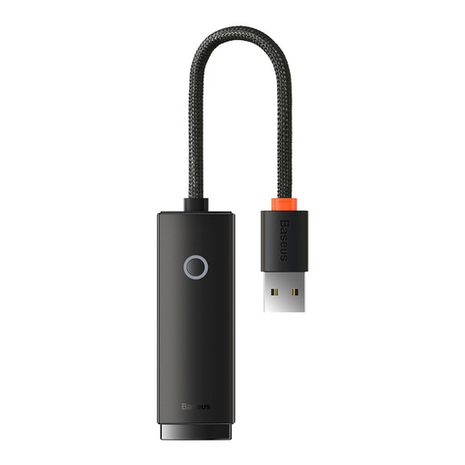 External LAN card USB Type A RJ45 100Mbps grey