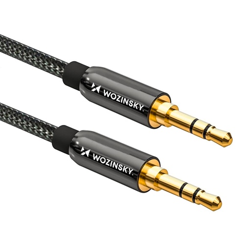 Universal cable mini jack AUX cable 3m black