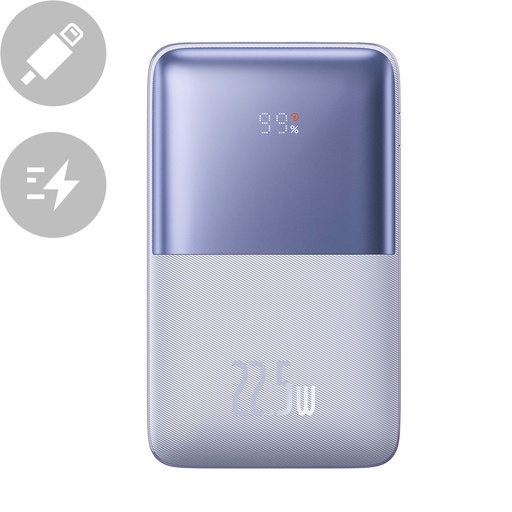 Powerbank Bipow Pro 20000mAh 22.5W with USB-C cable 0.3m purple