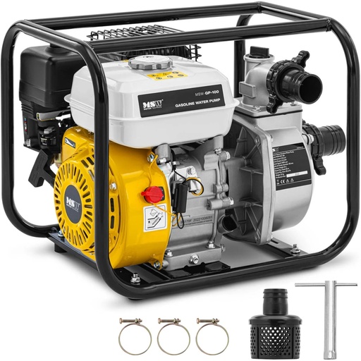 Petrol-driven water pump 7 hp 3.6 l 25 m3/h